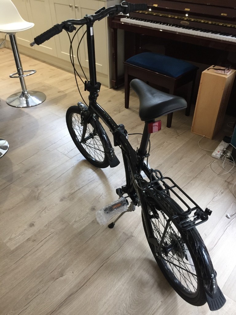 cross commuter light alloy 20 inch folding bike